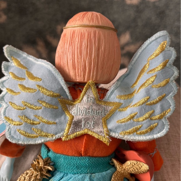 Aquarius Angels of the Zodiac. Posable Doll Figurine January February - Picture 8 of 14